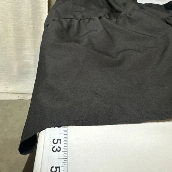 Womens Black Midi Dress 2XL Empire Waist Tiered Flowy Boho Flutter Sleeve V Neck - Picture 5 of 9